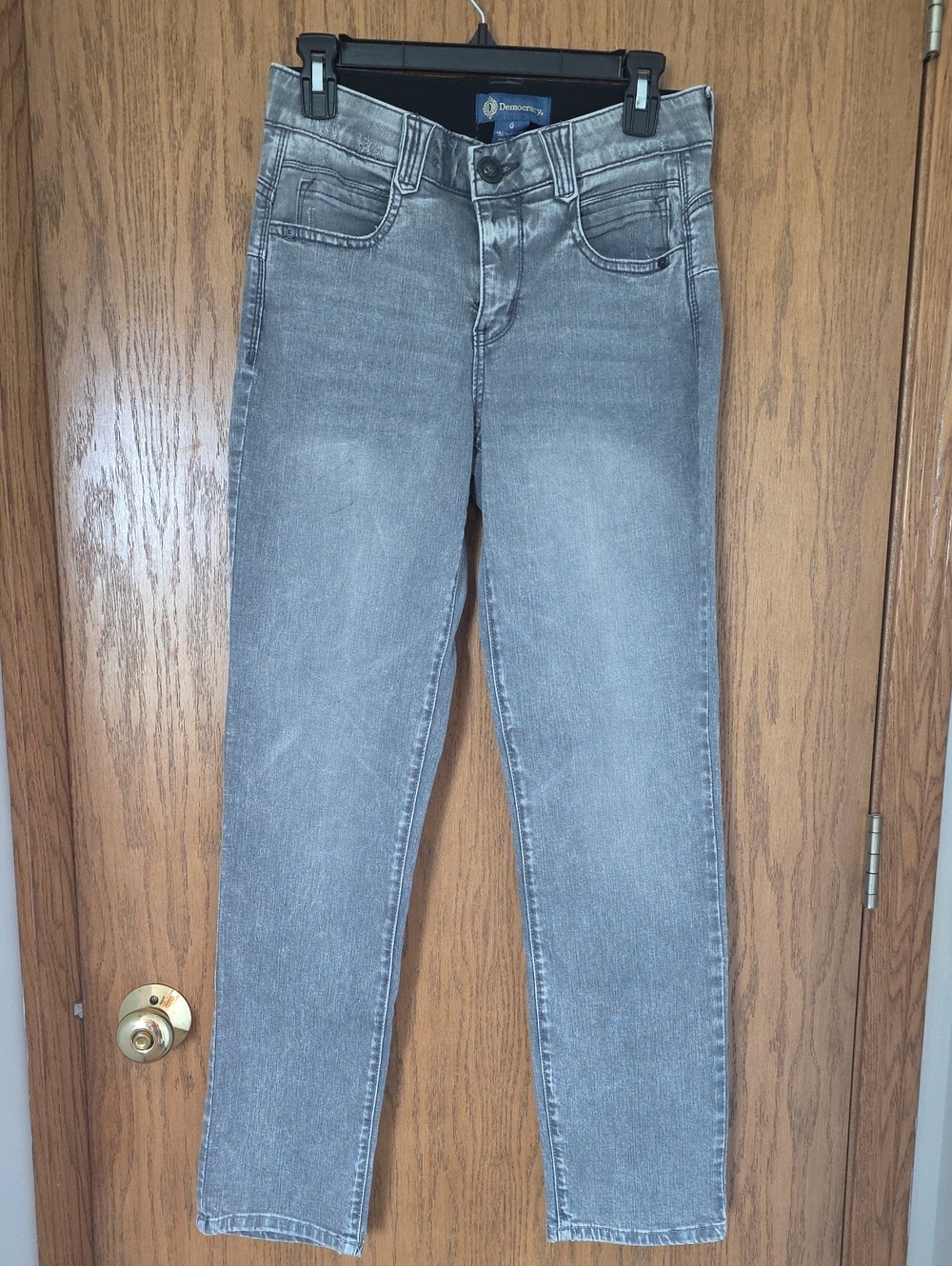 Democracy Grey Skinny Jeans - High Rise